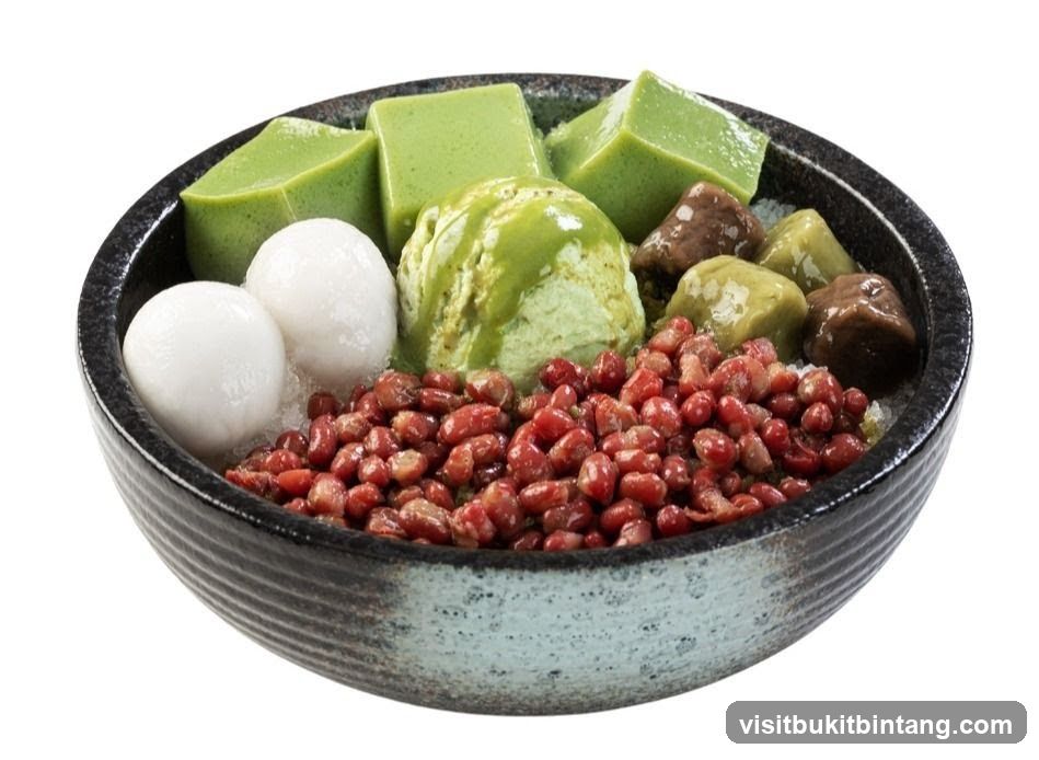 Matcha dessert bowl