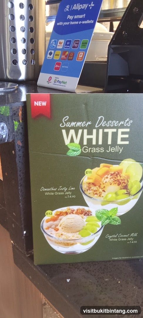 Summer Desserts Menu