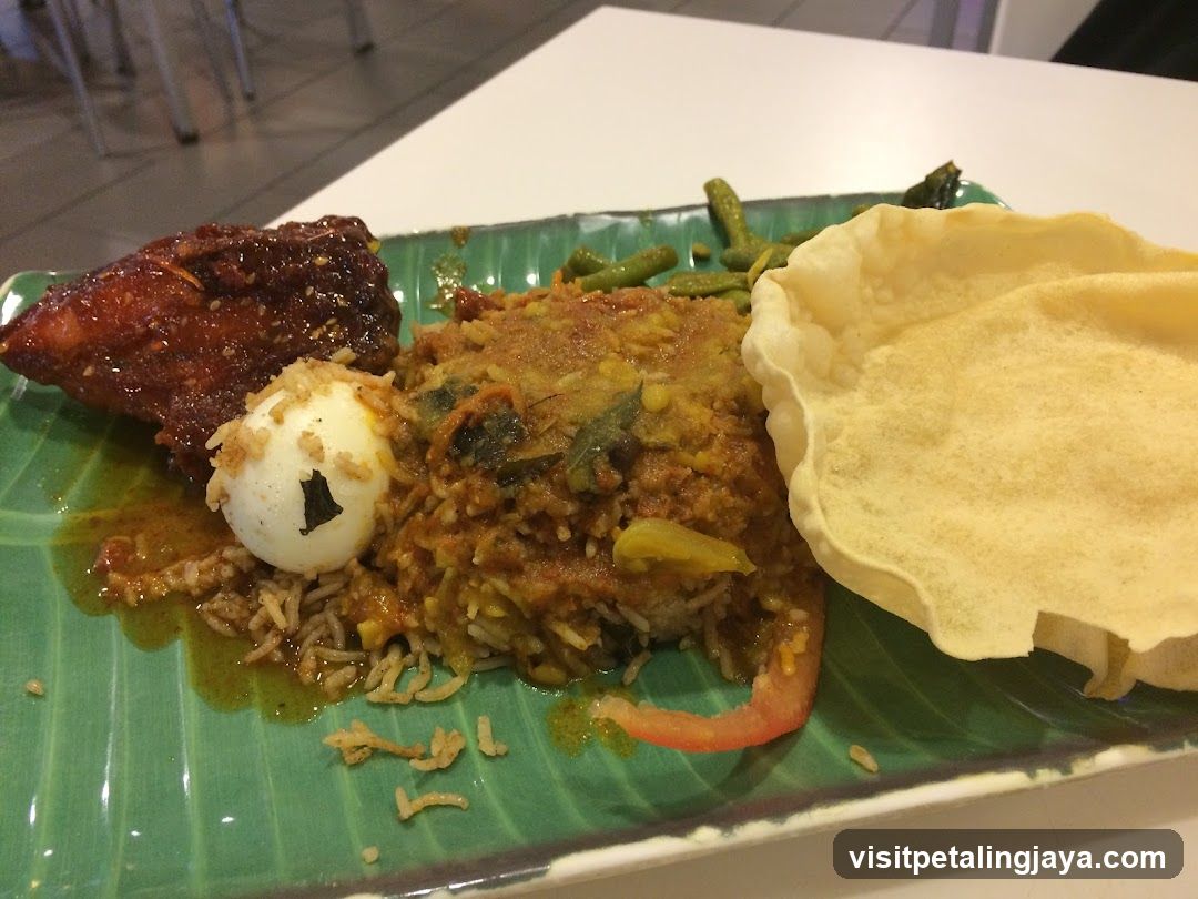 Curry Rice Plate with Side Dishes