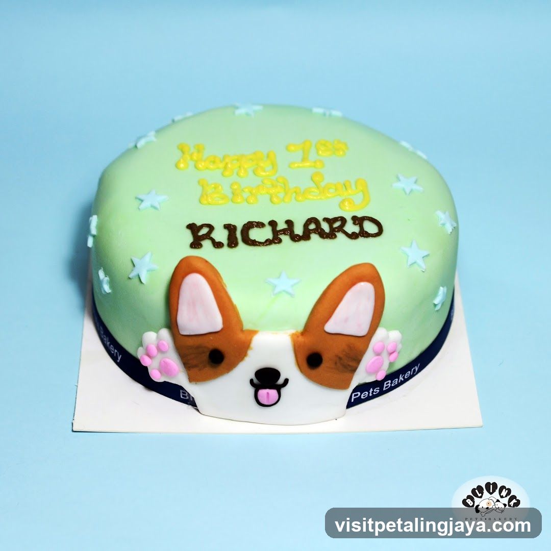 Corgi Birthday Cake