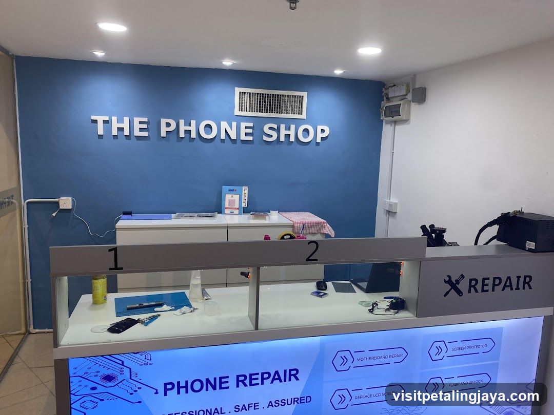Phone Repair Shop Interior