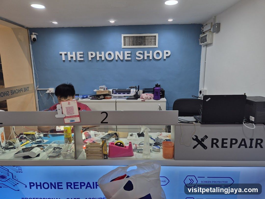 Phone Repair Shop Interior