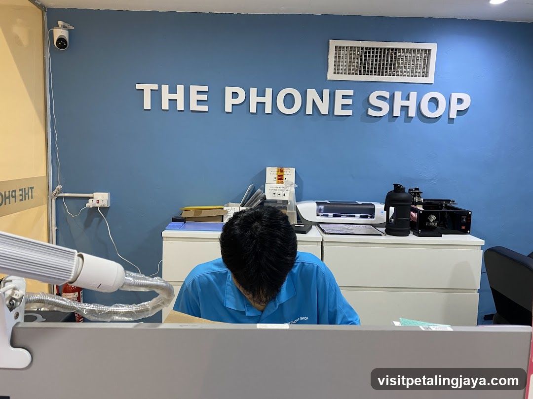 The Phone Shop Interior