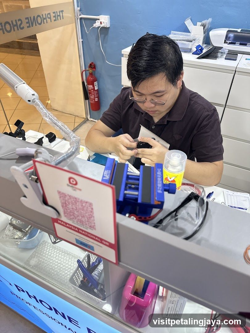 Phone Repair Shop Interior
