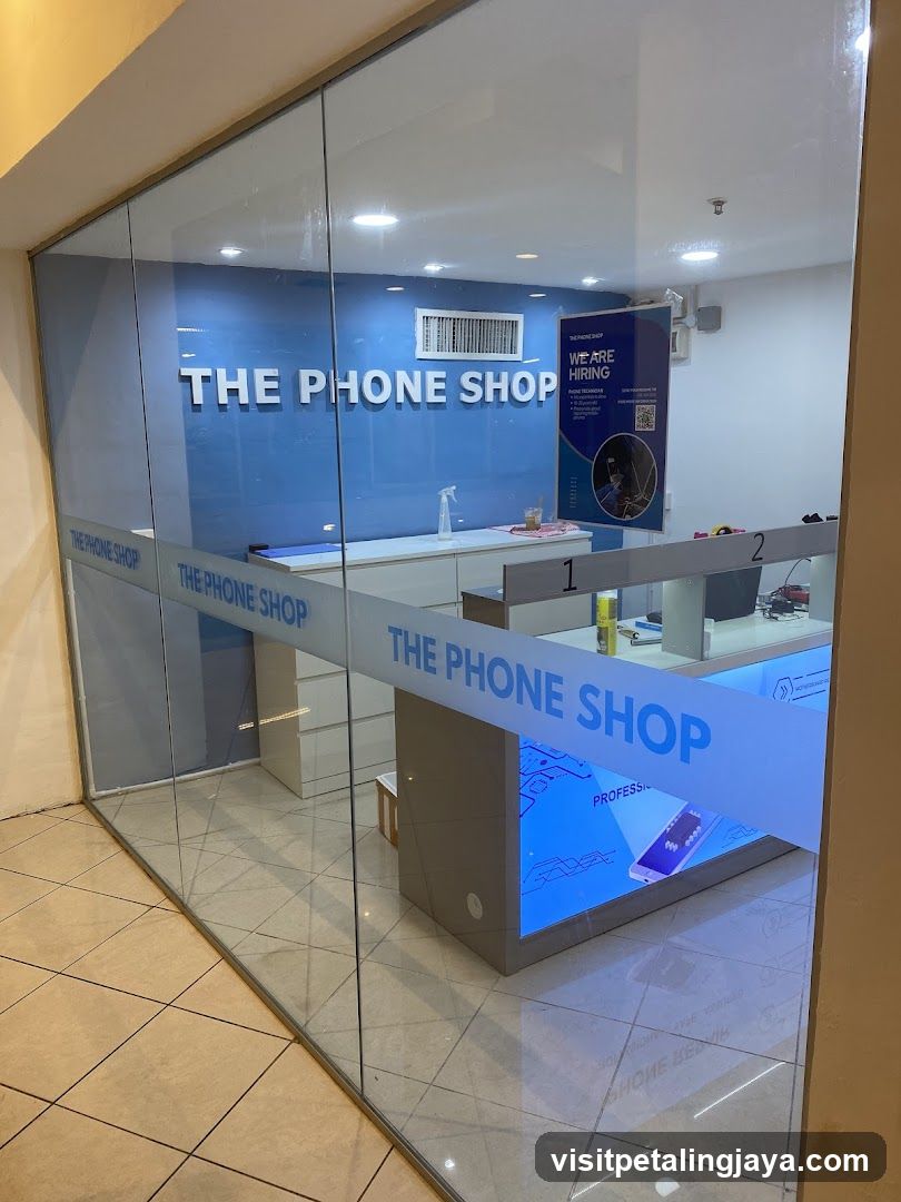 Phone Shop Interior View