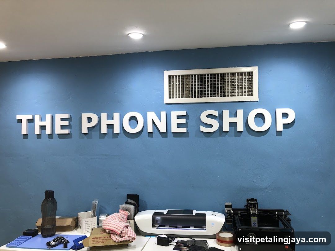 The Phone Shop Interior