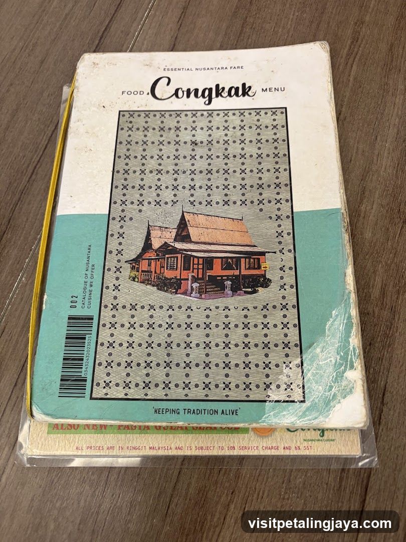 Congkak Menu