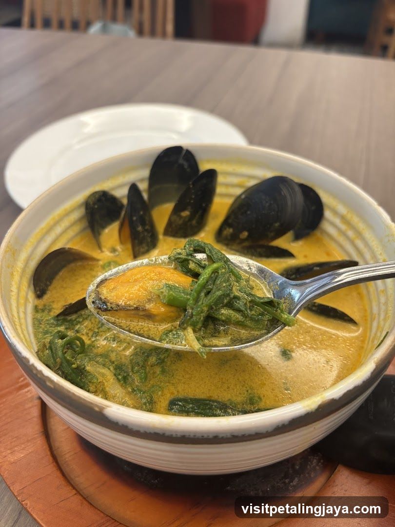 Mussel Soup with Greens