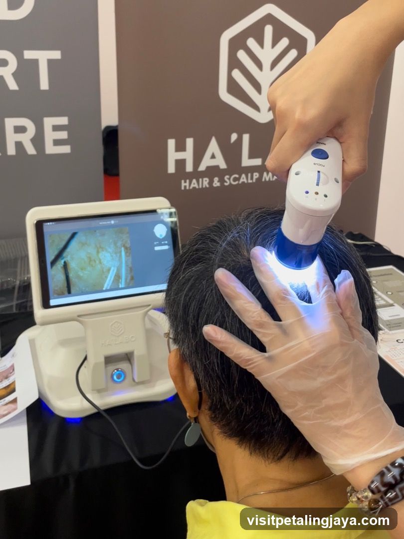 Hair Scalp Analysis Device Demonstration