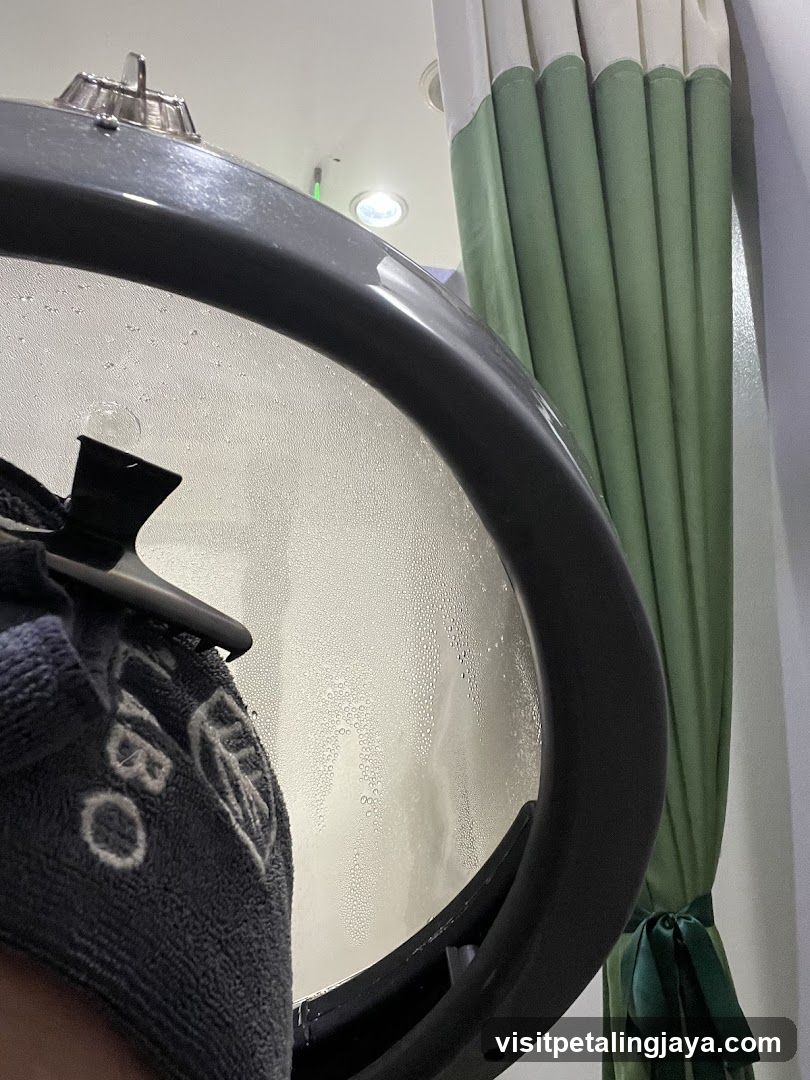 Hair dryer with towel inside
