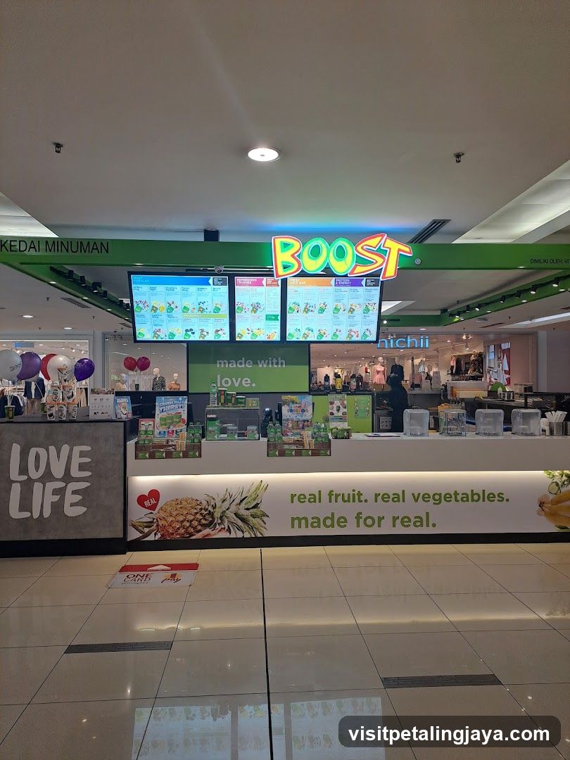 Boost Juice Store Interior