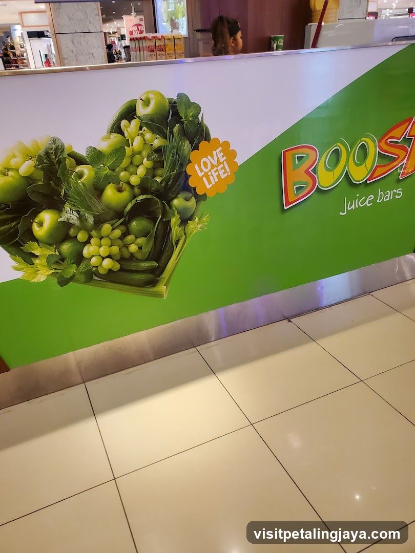 Juice Bar Ad Display