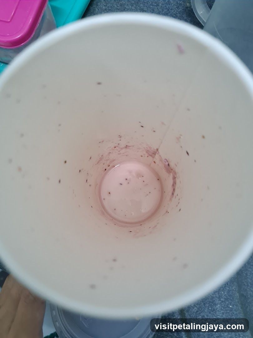 Empty Cup with Residue