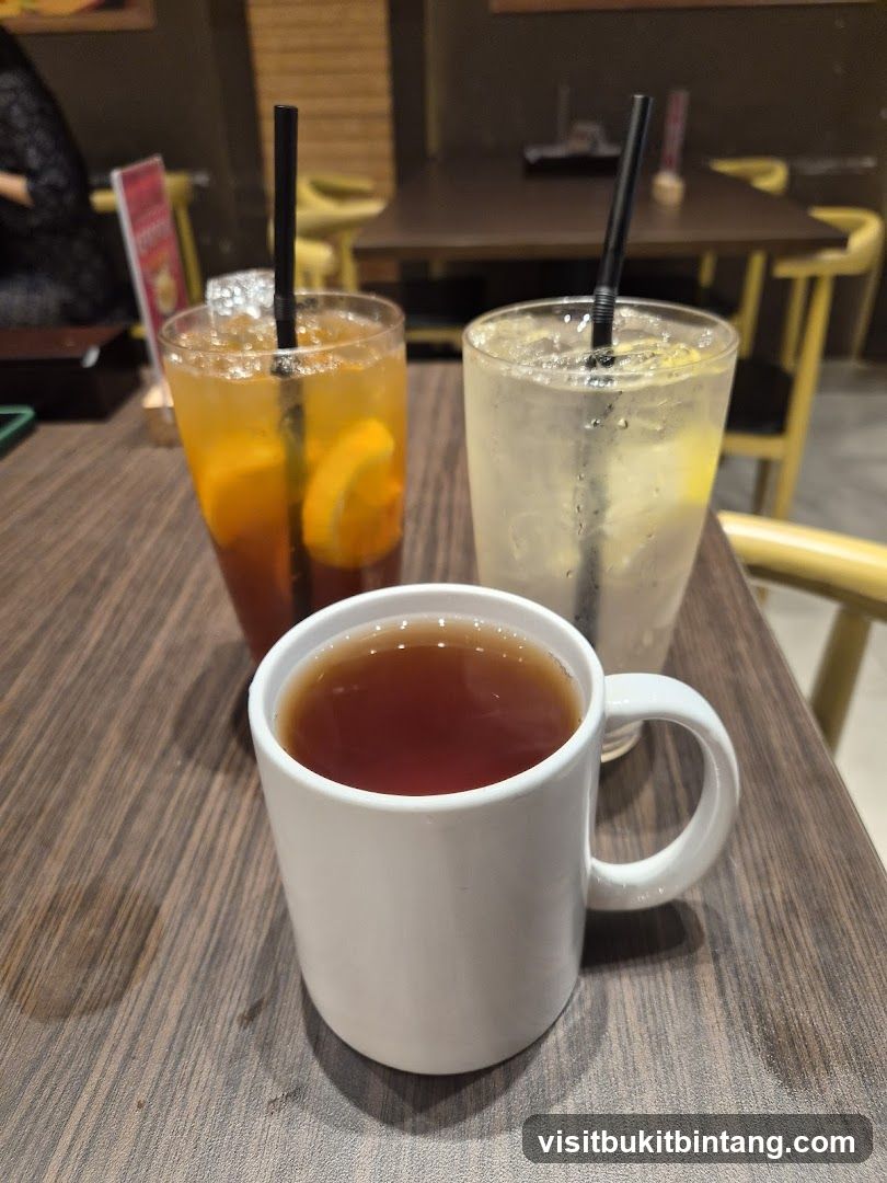 Drinks on a Table