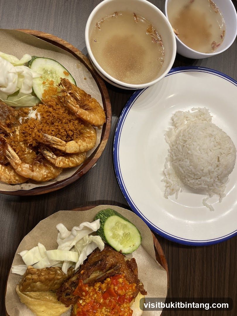 Fried Shrimp and Chicken Meal
