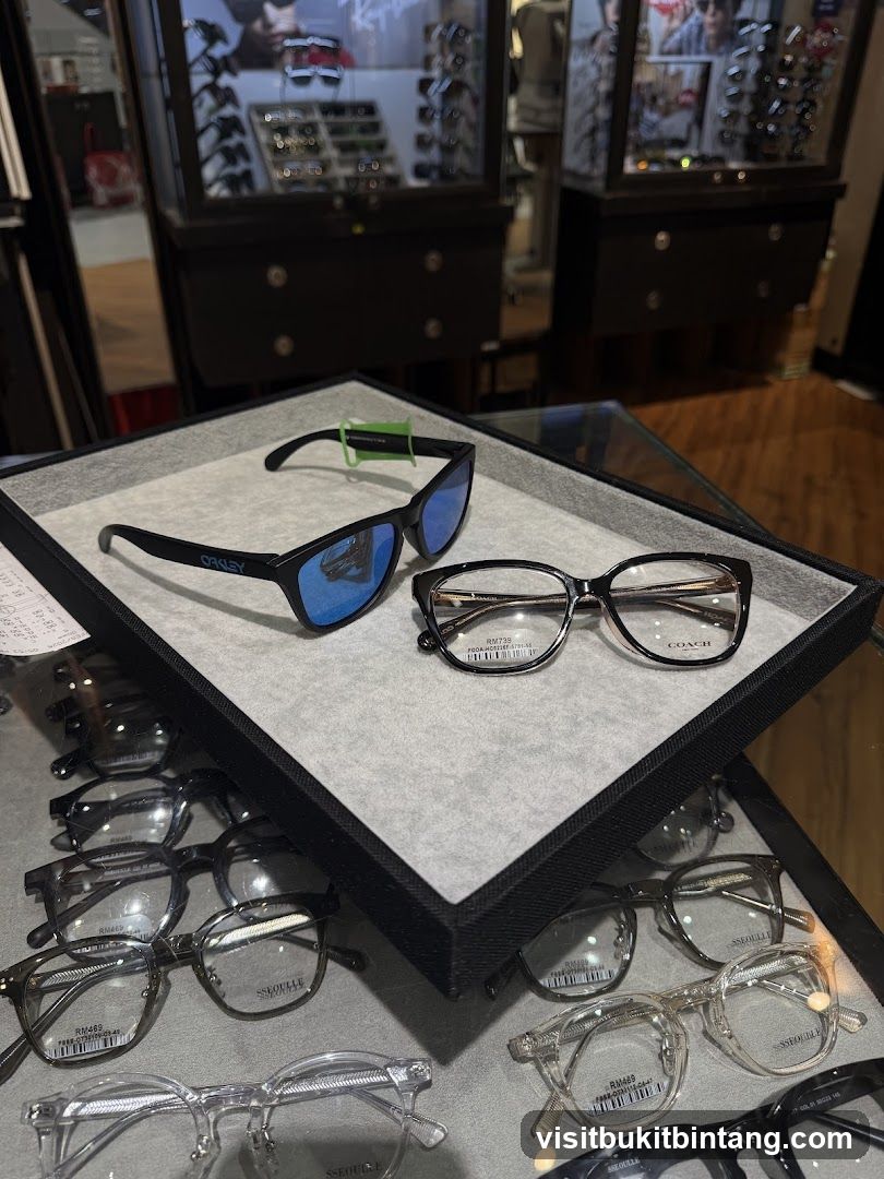 Eyeglasses and Sunglasses Display