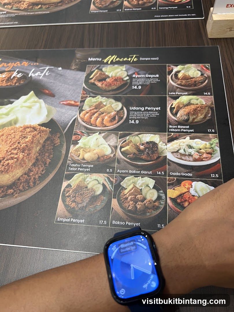 Menu Macarte (tanpa nasi)