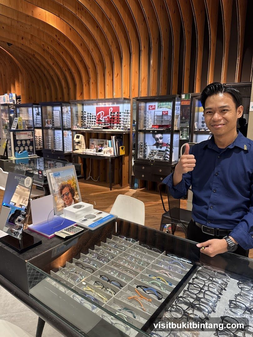 Optician's Store with Displayed Eyewear