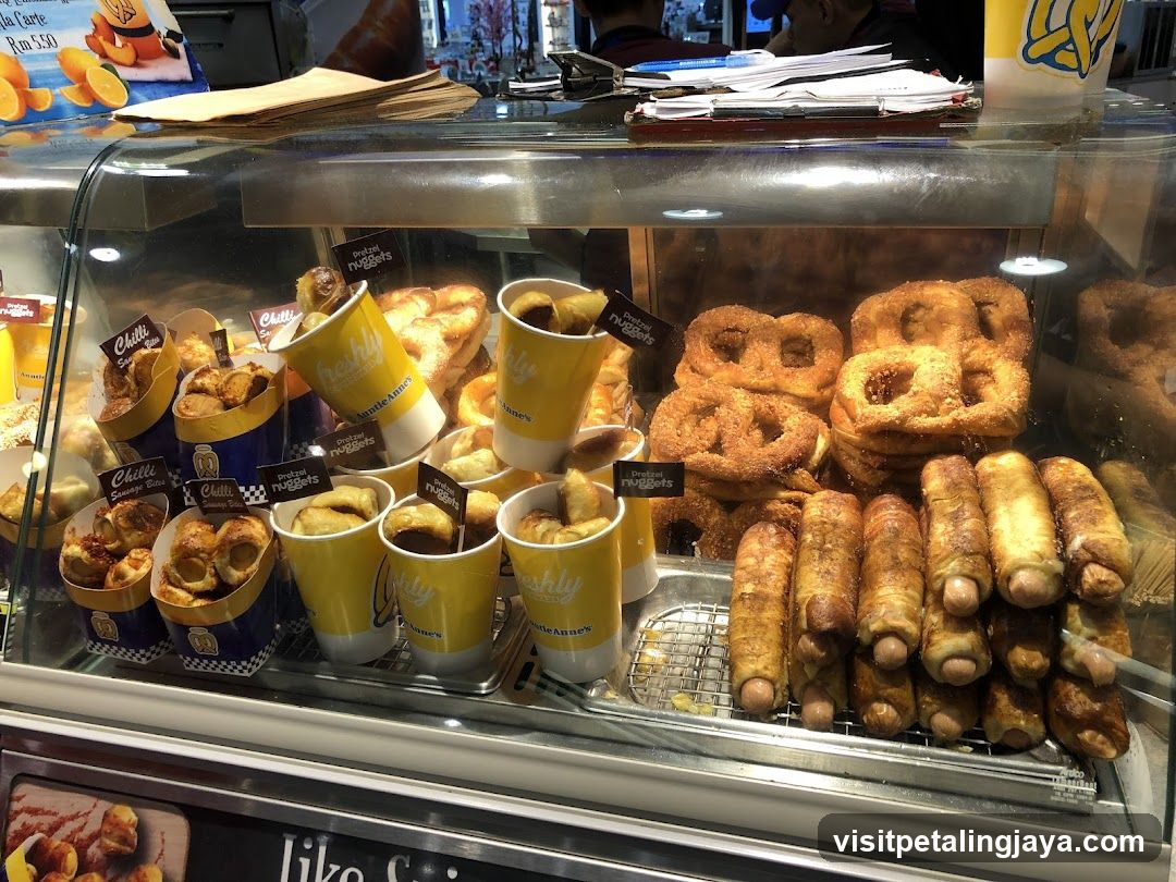 Freshly Pretzels and Snacks Display