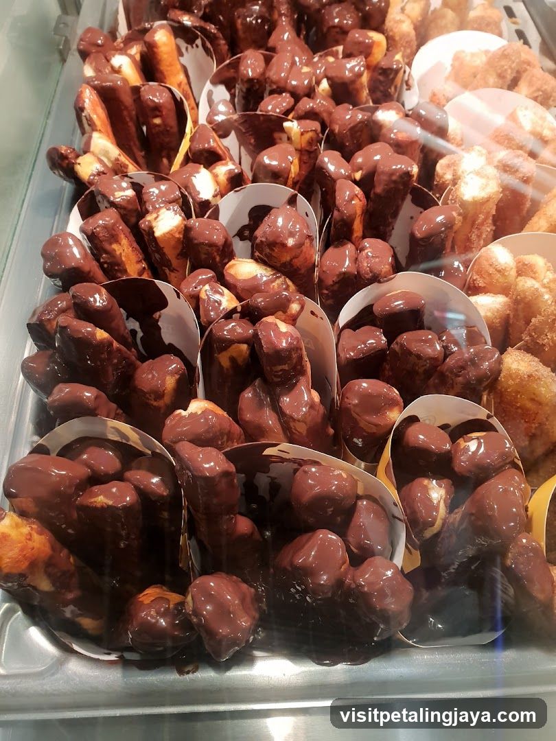 Chocolate Donuts Display