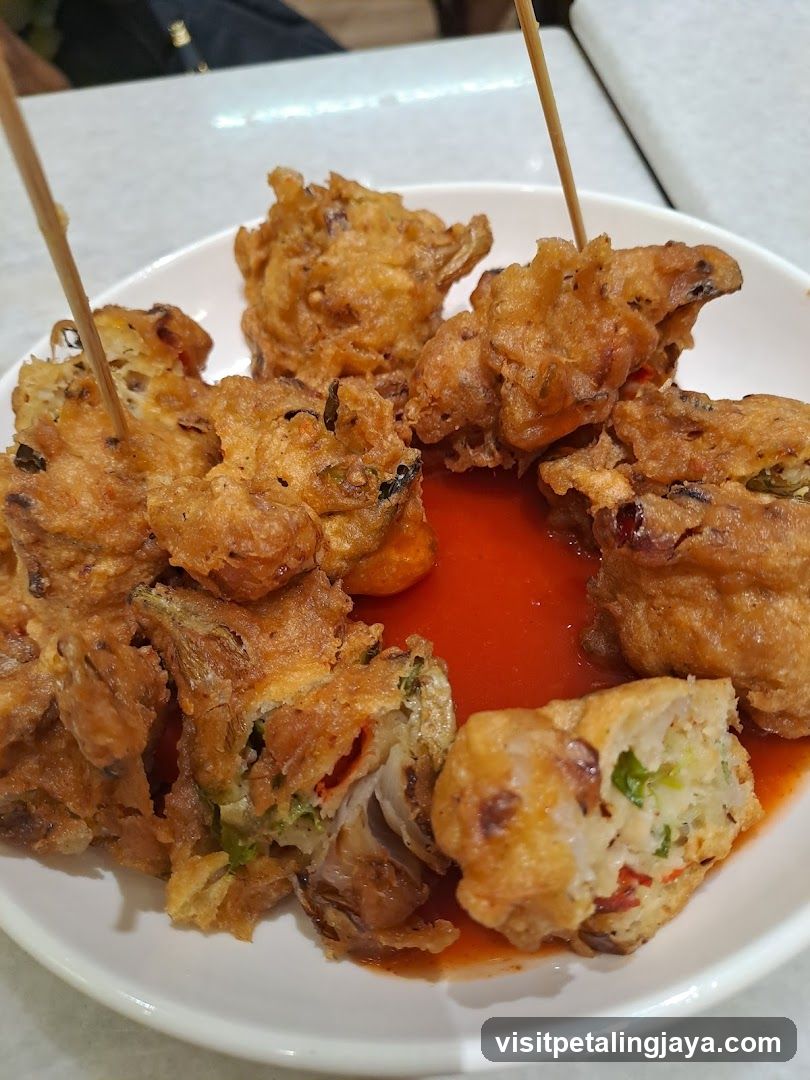 Fried Food with Sauce