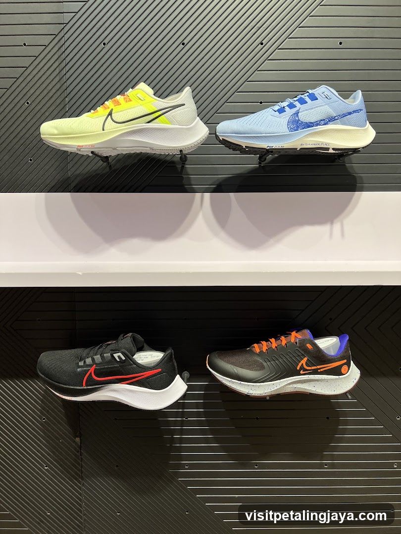 Nike Running Shoes Display
