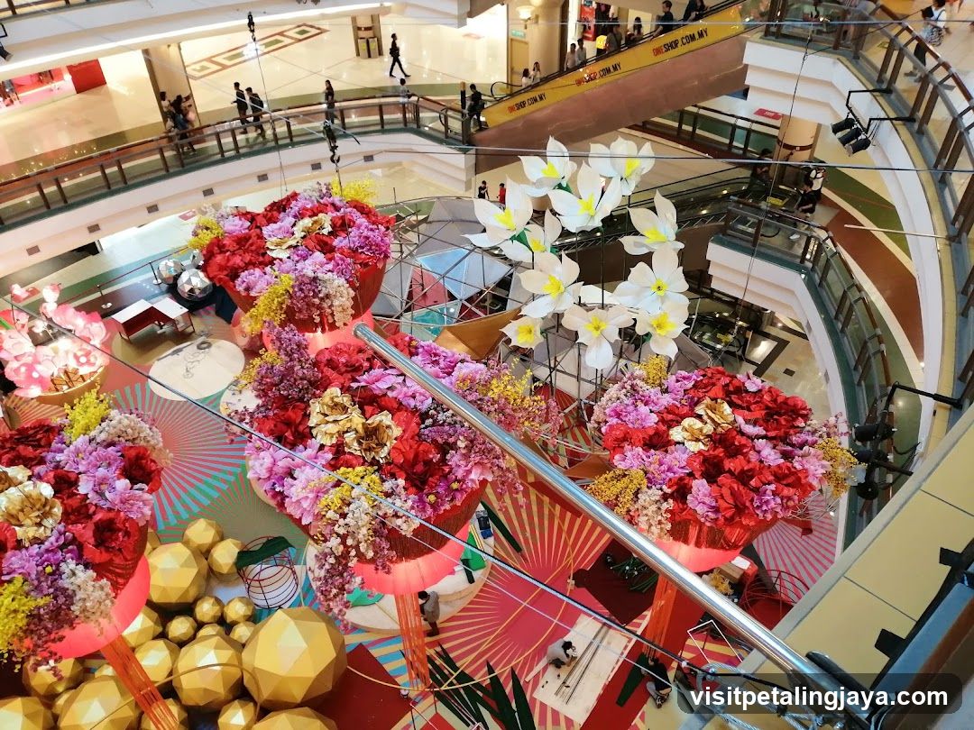 Mall Interior Floral Display