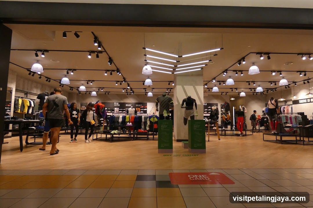 Interior of a clothing store