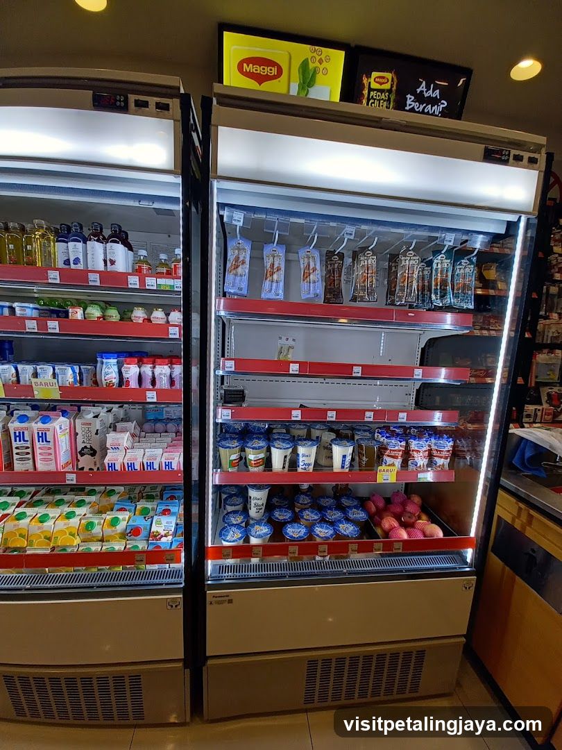 Refrigerated Aisle in Store
