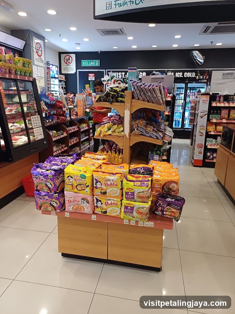Convenience Store Interior Display