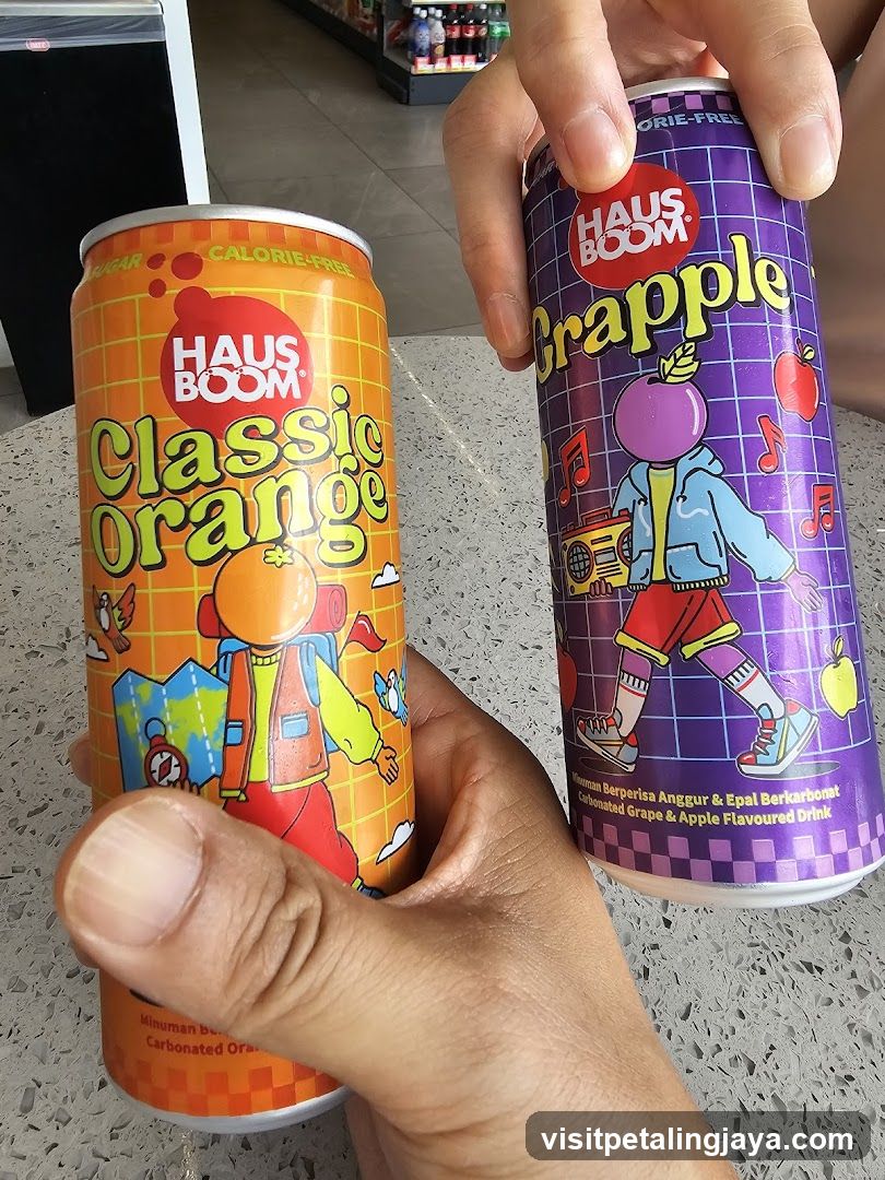 Hus Boom Cans Display
