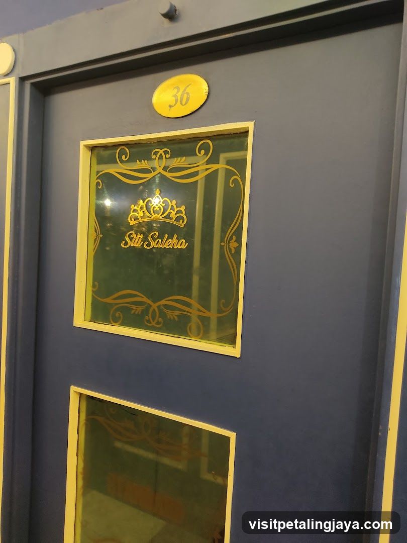 Door with Room Number and Nameplate