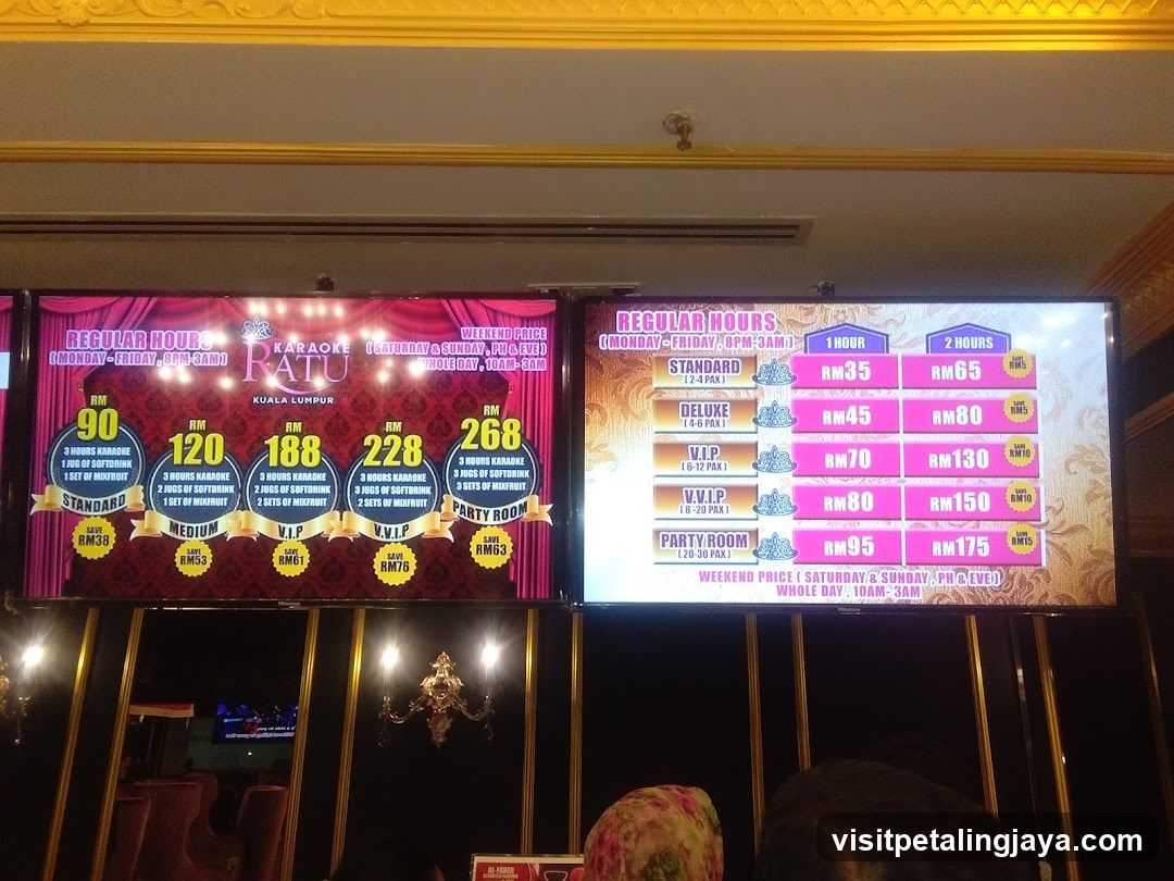 Karaoke Patu Price List