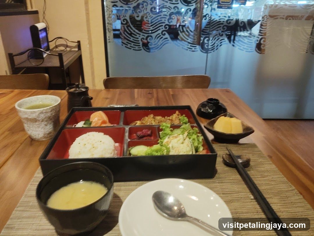 Bento Box Meal at Restaurant