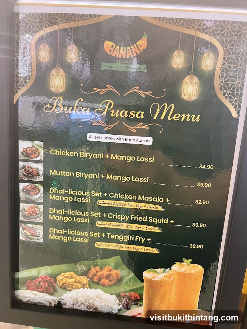 Buka Puasa Menu