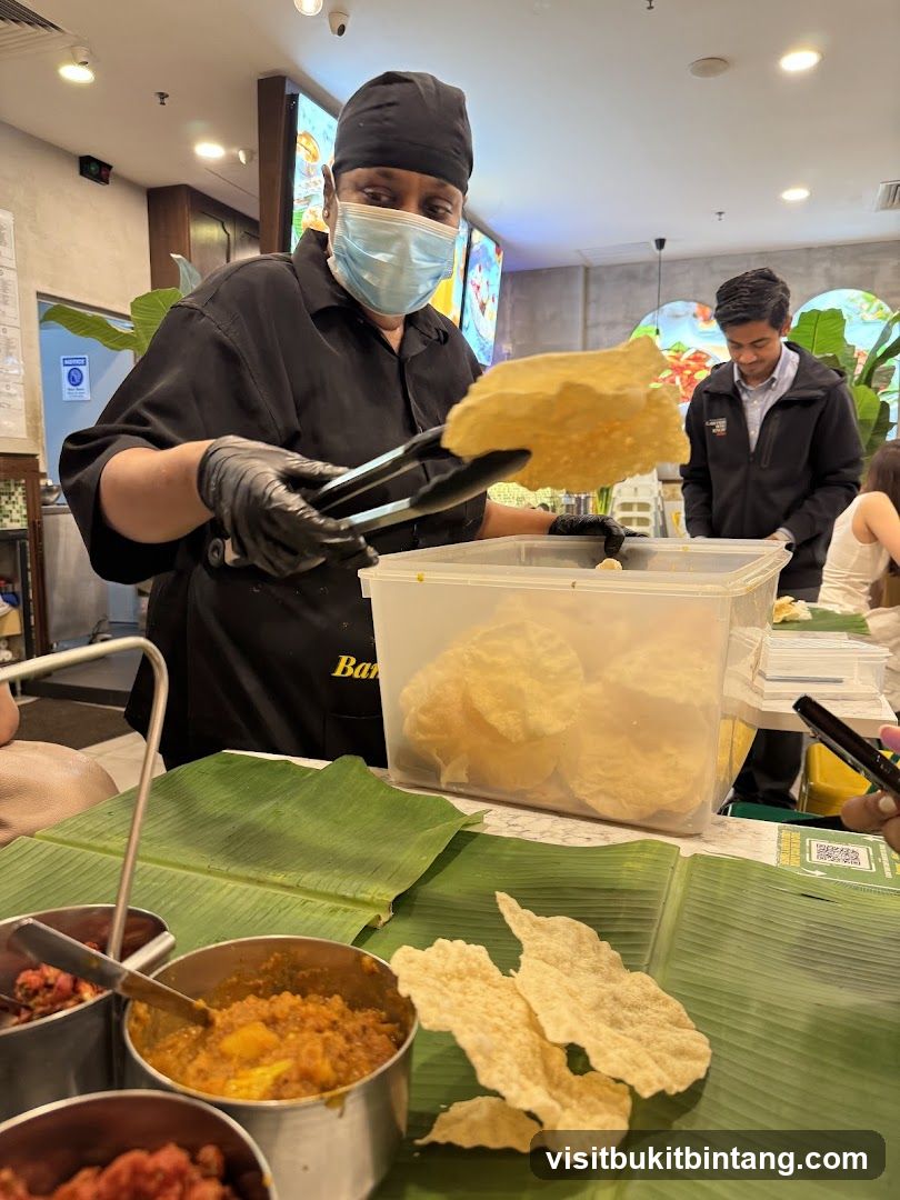 Serving Indian Food