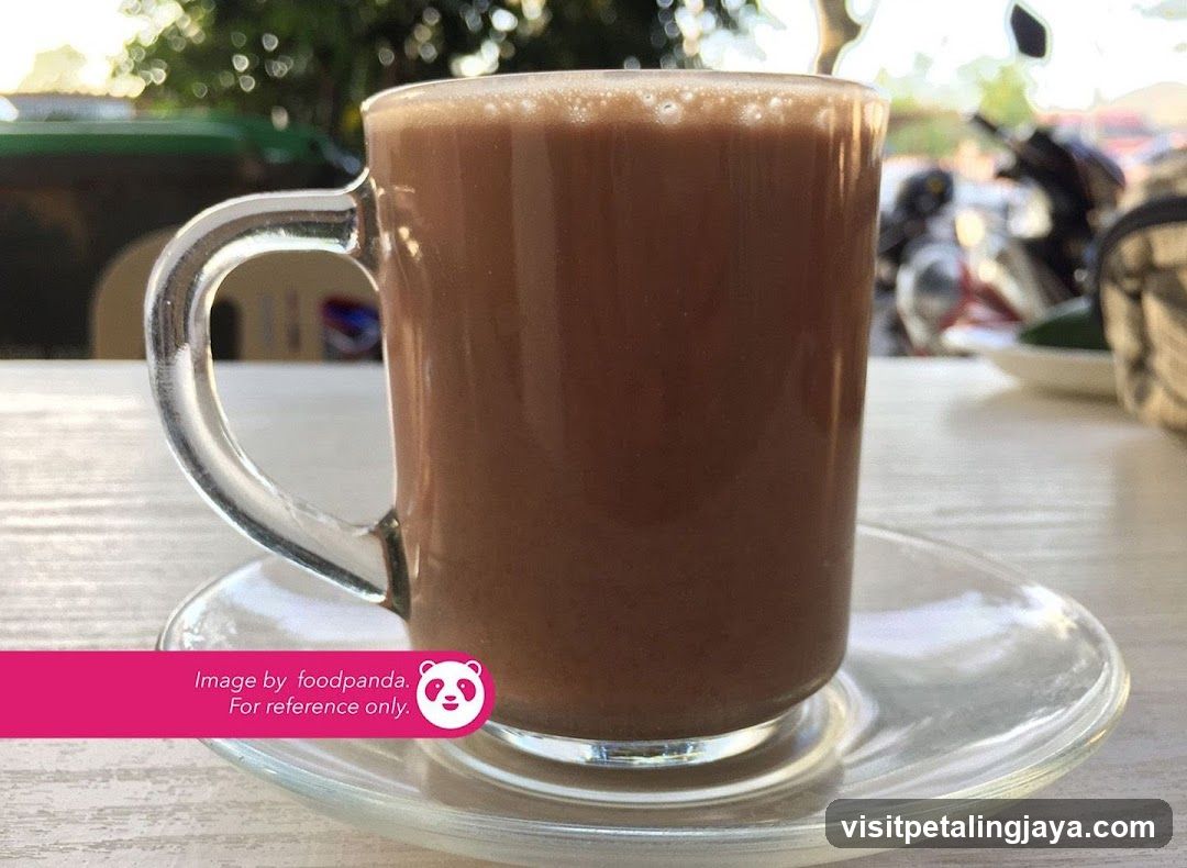Chocolate Drink in Glass Mug