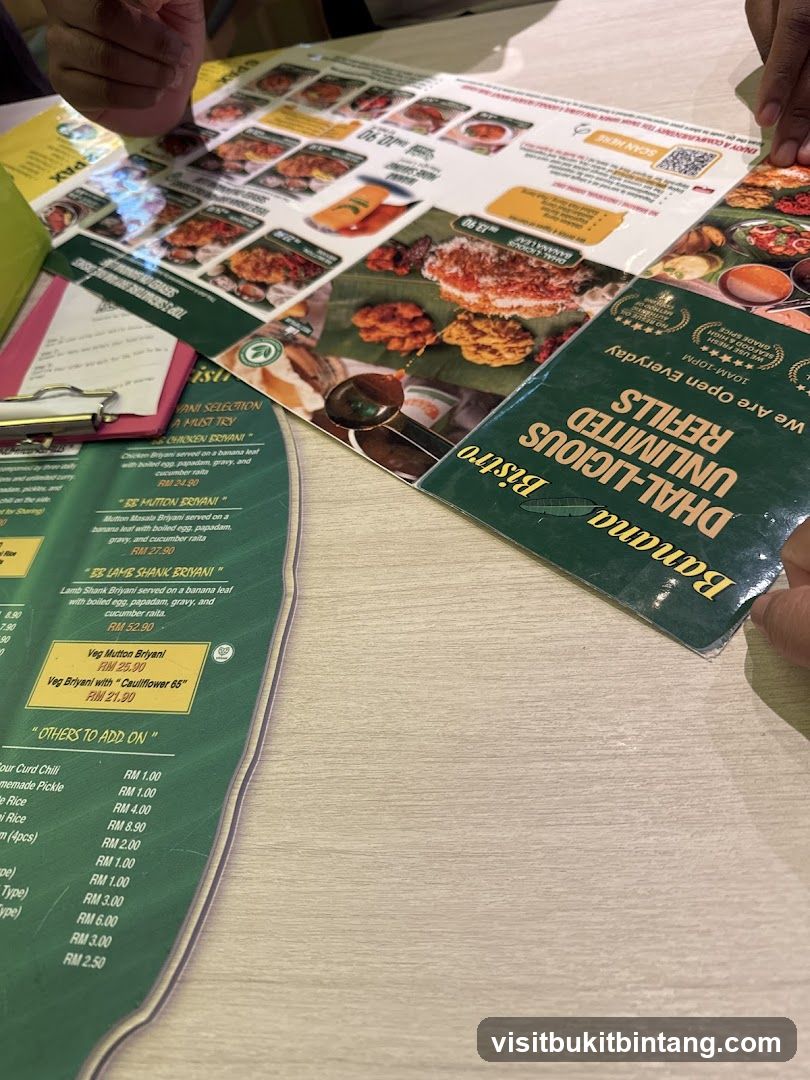 Banana Bistro Menu