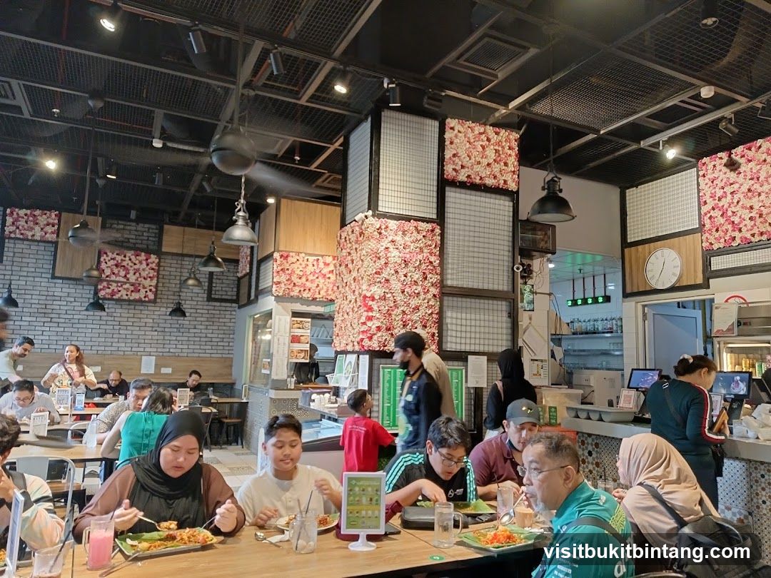 Restaurant Interior with Diners