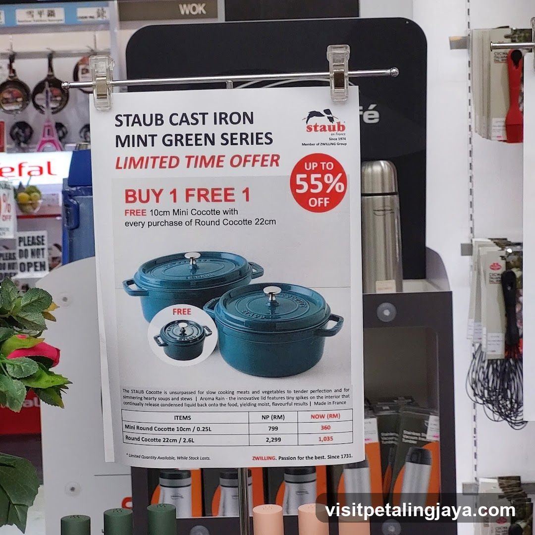 Staub Cast Iron Mint Green Series Ad