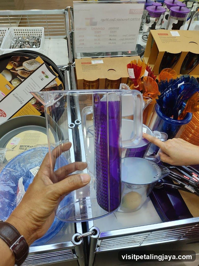 Kitchenware Display in Store