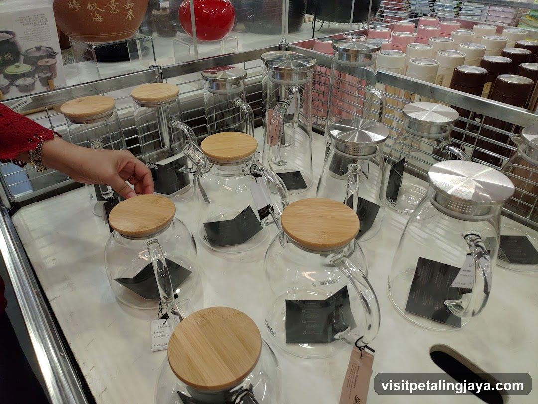 Glass Teapots Display