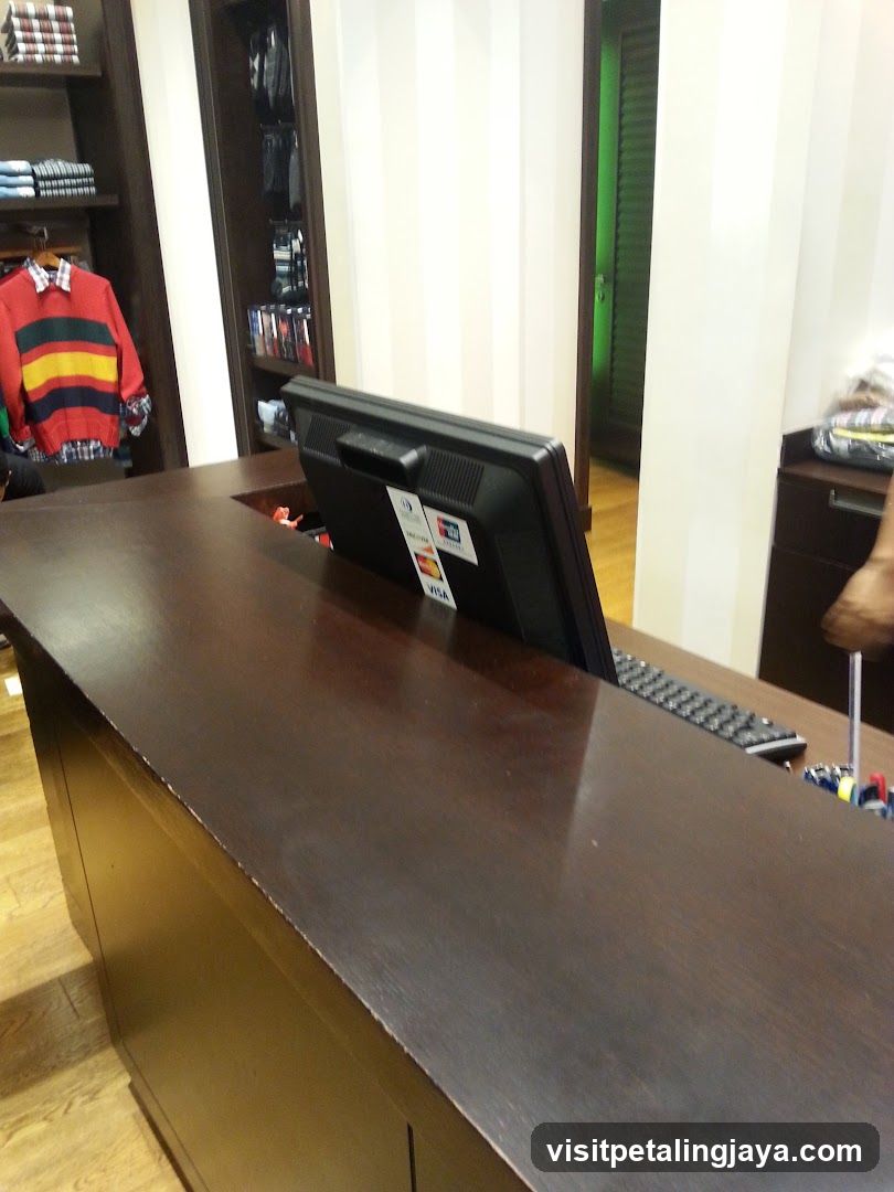 Store Interior with Counter and Merchandise