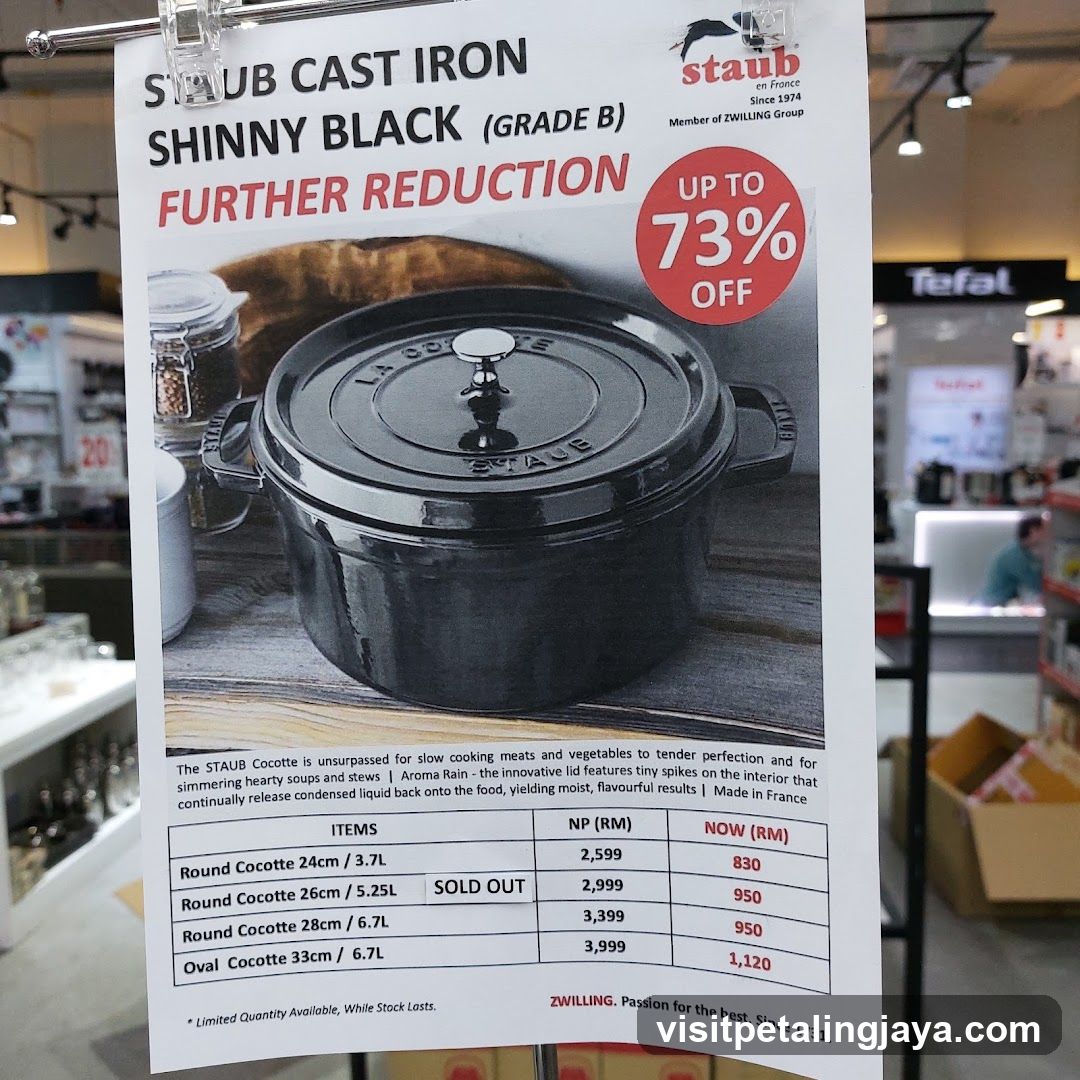 Staub Cast Iron Promotion Flyer
