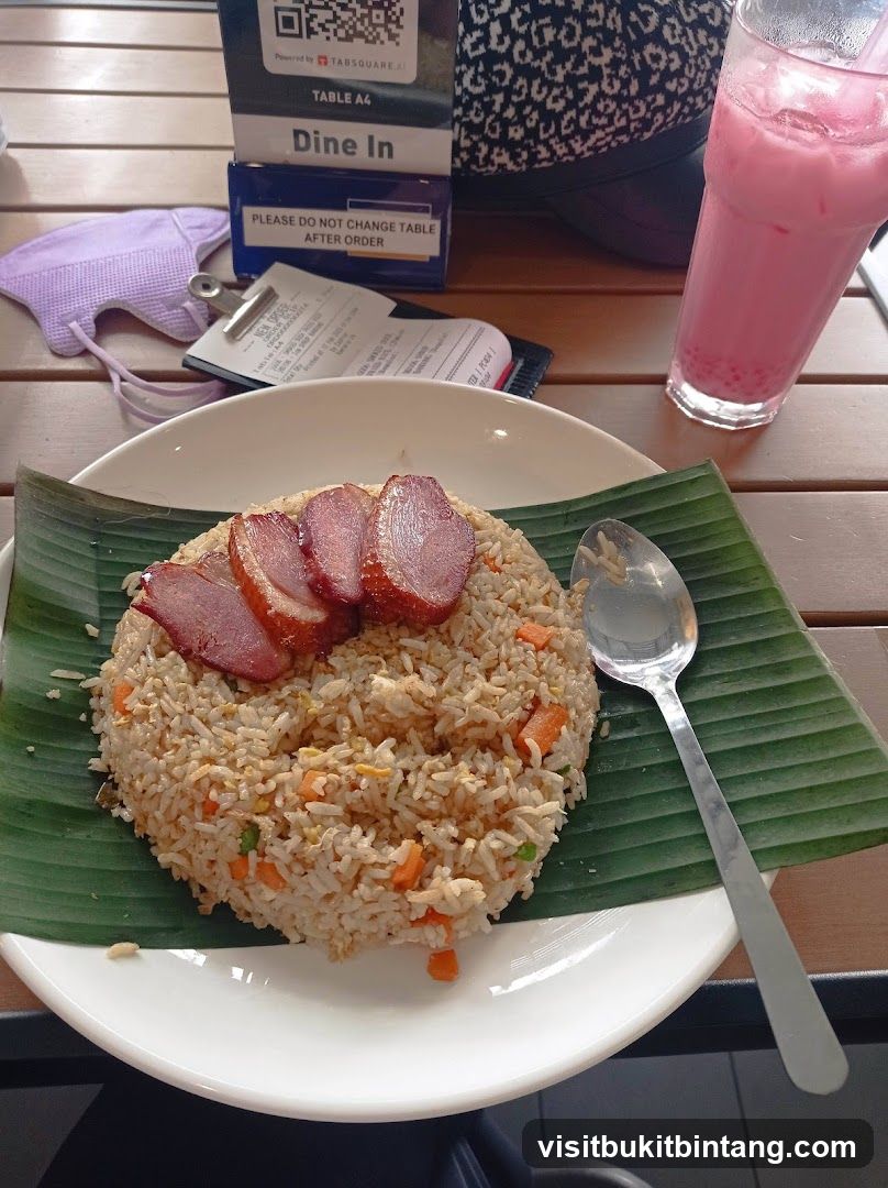 Fried Rice with Sliced Meat