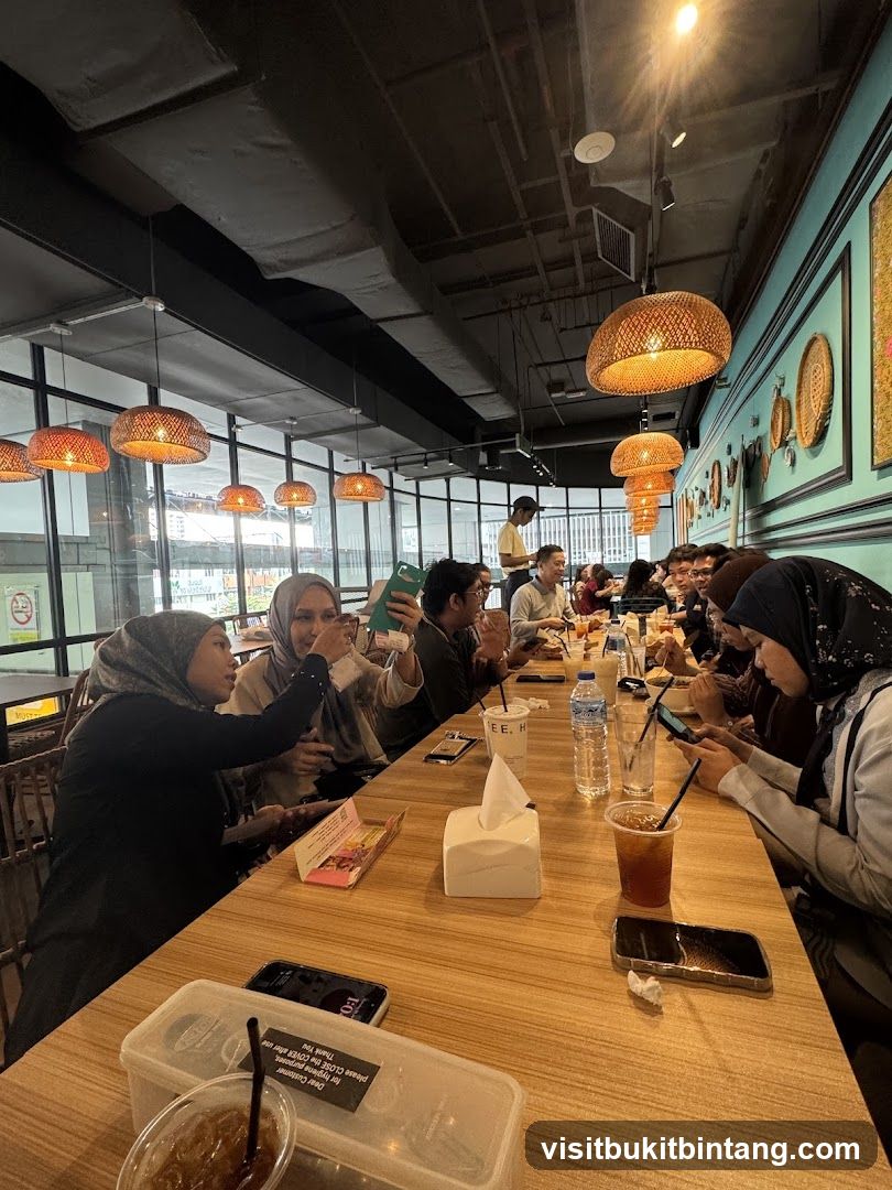 People Dining at a Restaurant