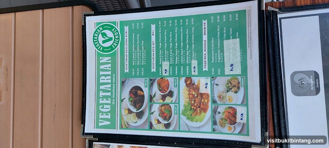 Vegetarian Menu