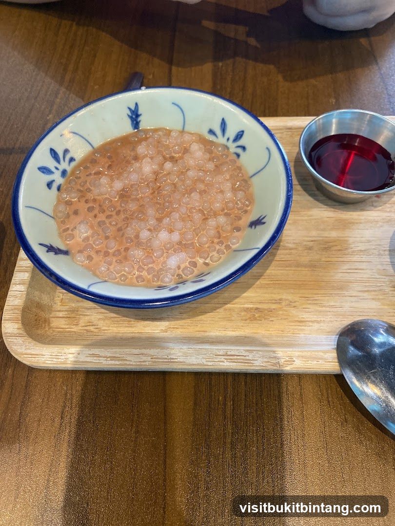 Dessert with Syrup