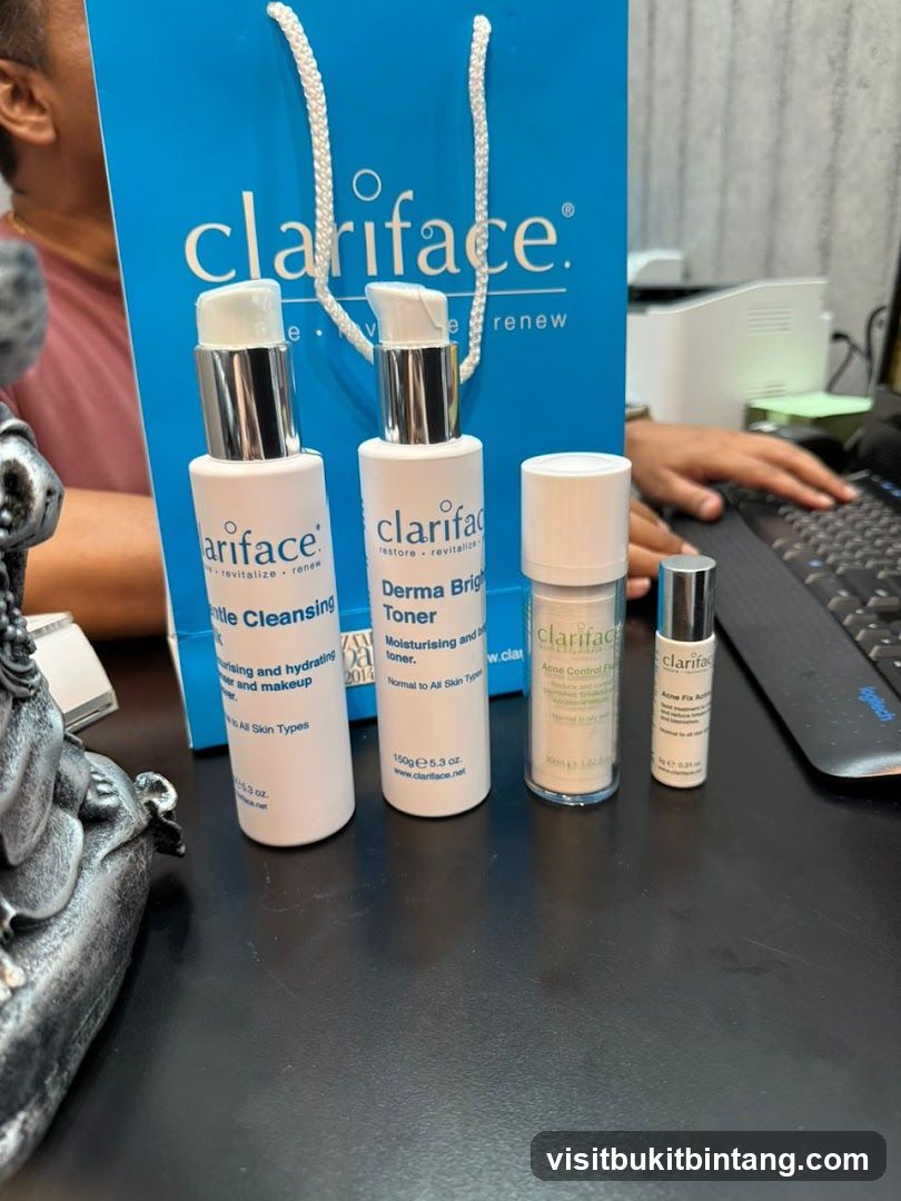 Clariface Skincare Products
