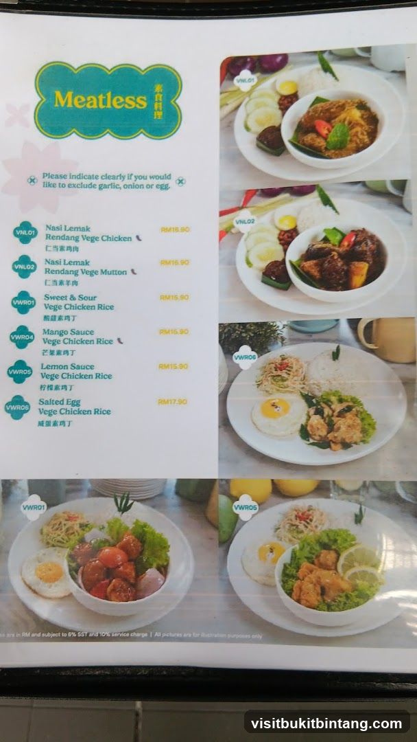Meatless Menu